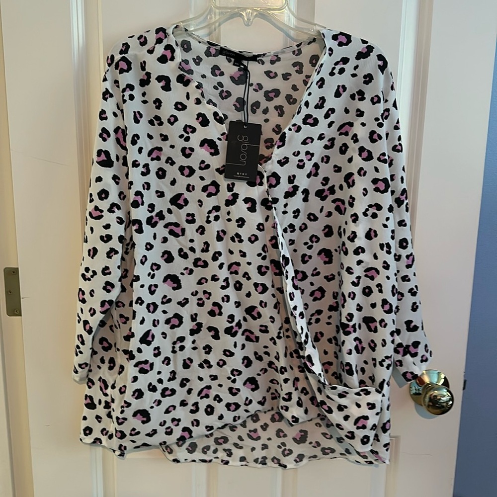 Leopard print blouse